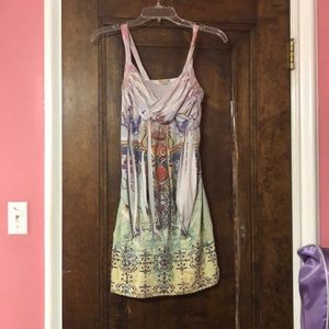 A multi colored dress